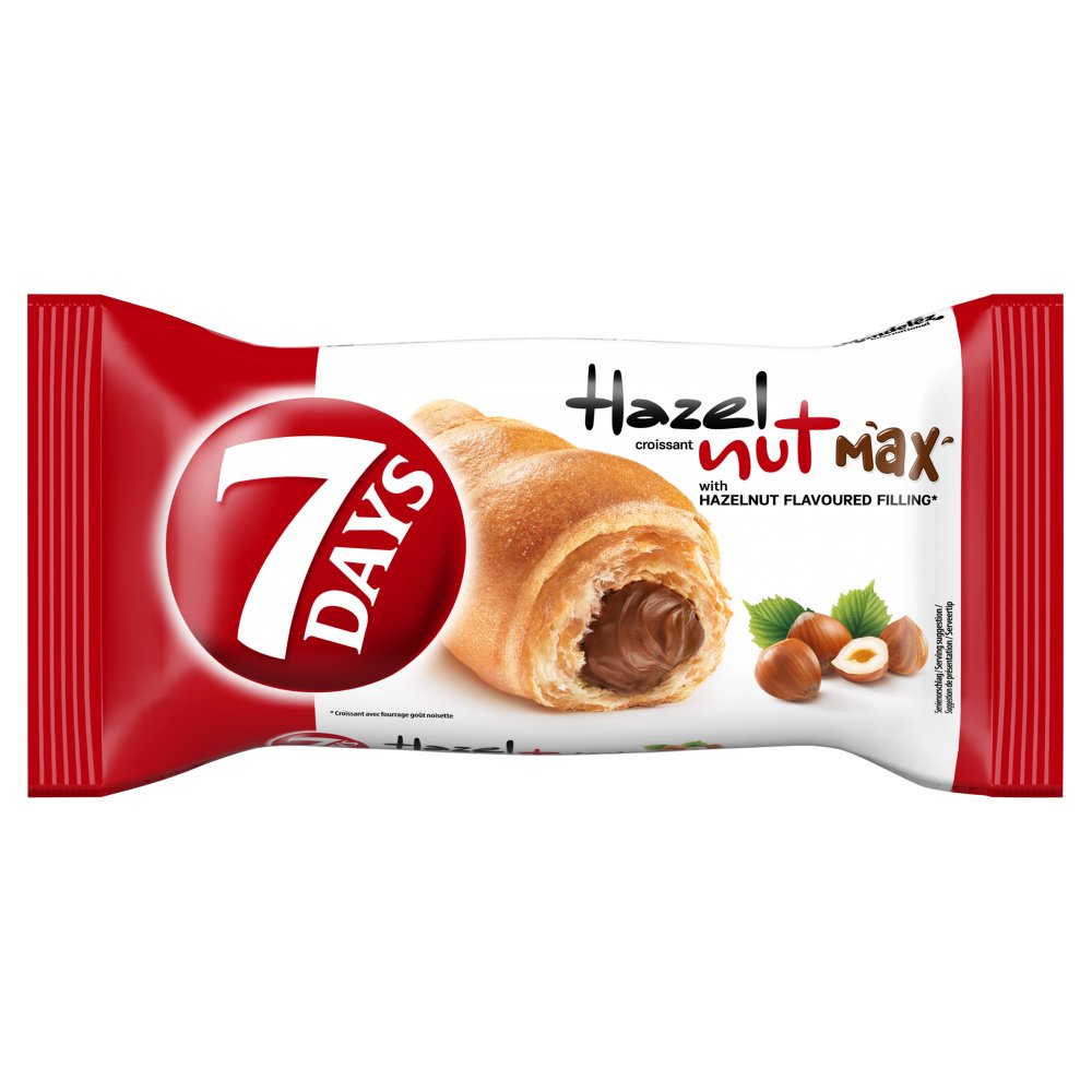 7 Days Croissant Hazel Nut Max Croissant 80g