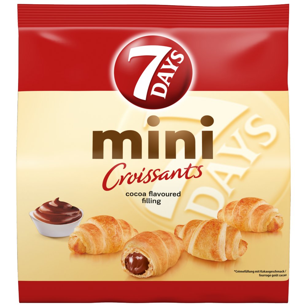 7 Days Mini Cocoa Croissants 185g