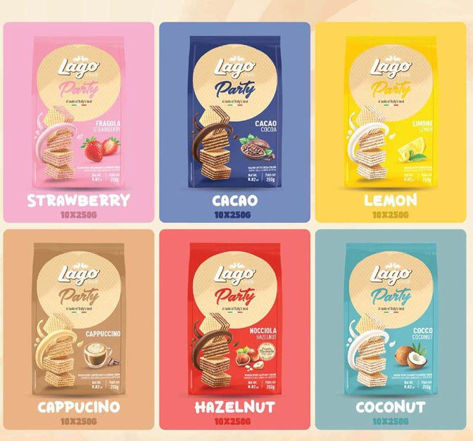 Lago  Party Wafer 10x250g