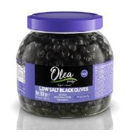OLEA BLACK OLIVES LESS SALT 6 x 800GR