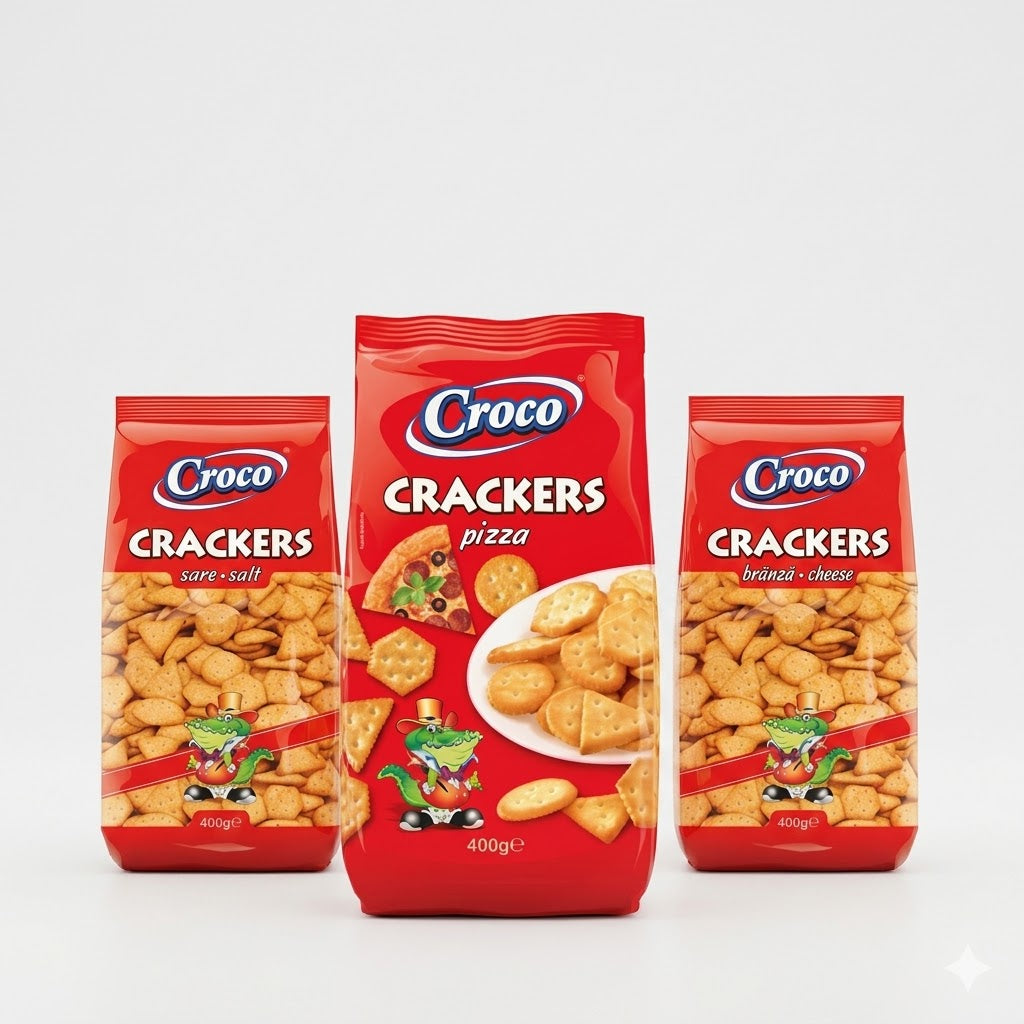 Croco Crackers 400gx12packs