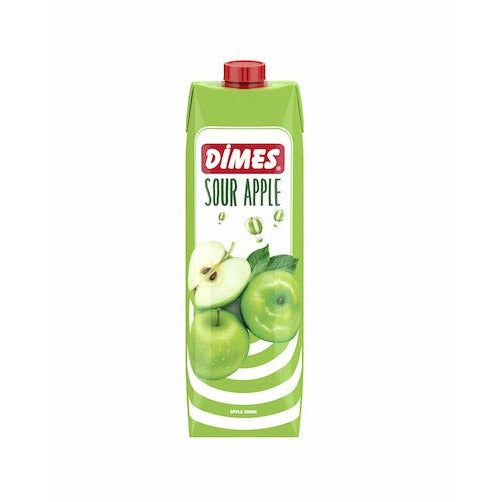 Dimes Sour Apple Fruit Juice Tetra (Eksi Elma Suyu) 1Lt