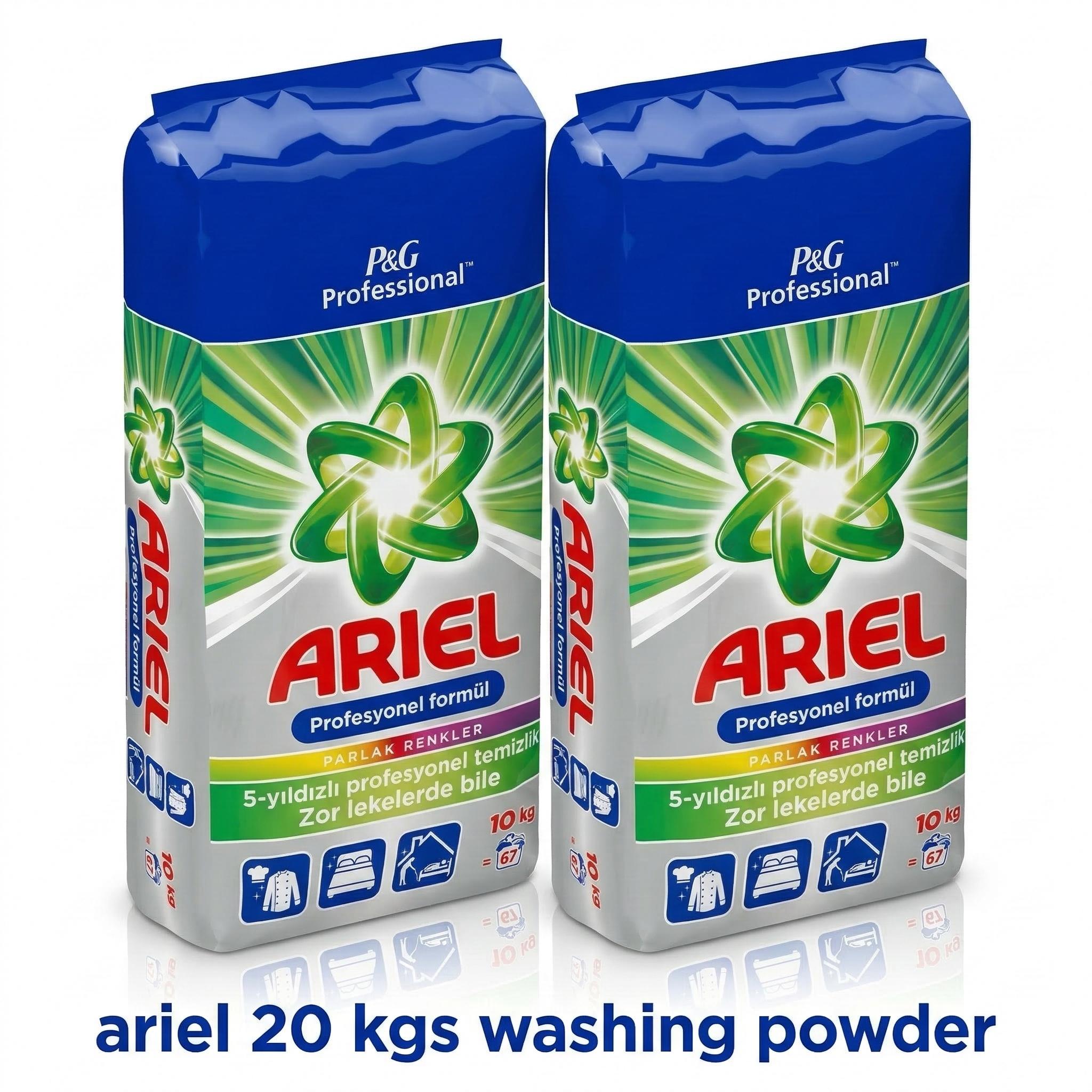 ARIEL LAUNDRY POWDER BRIGHT COLOR 10KGSX2
