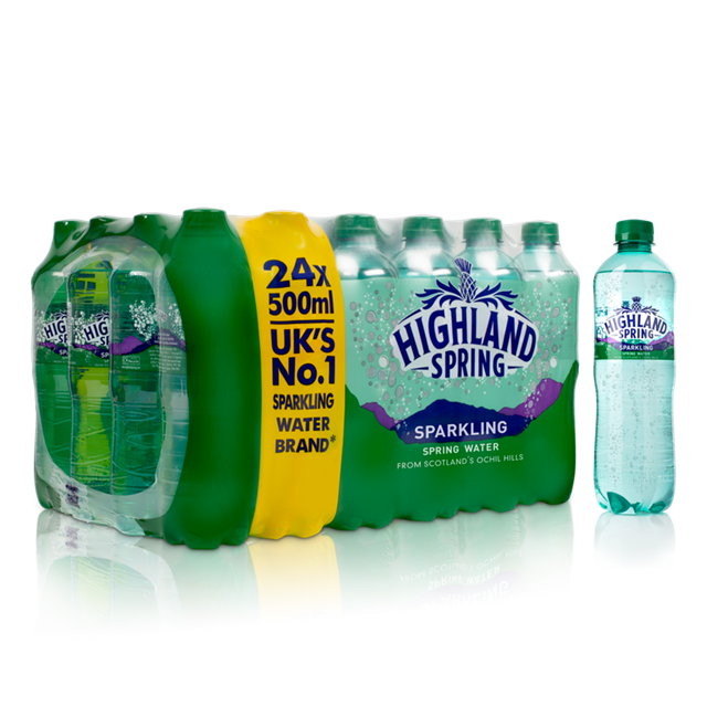 Highland Spring Sparkling Water 24x500ml
