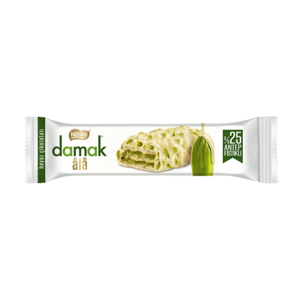 Nestle Damak Ala White Wafer (Antep Fistigi Gofret) 30g