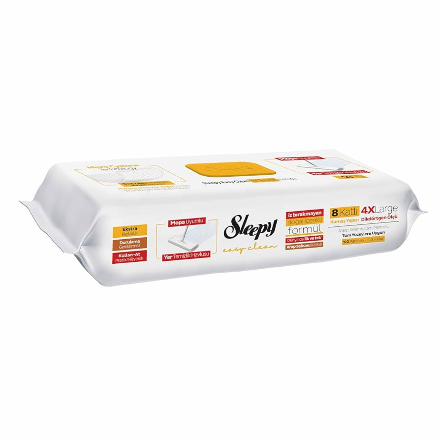 Sleepy-MOP Easy Clean Herbal Soap Adaptable Floor Cleaning Towels 